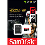 SanDisk Extreme PRO 32GB UHS-I Micro SDHC Card - 100MB/s, A1 V30, 4K UHD Ready