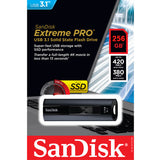 SanDisk 256GB Extreme PRO USB 3.1 Solid State Flash Drive with High-Speed Performance