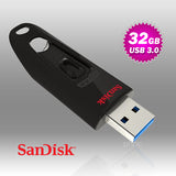 SanDisk Ultra 32GB USB 3.0 Flash Drive with Password Protection and High-Speed Performance