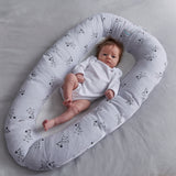 Zebra-Patterned Purair Breathable Baby Nest